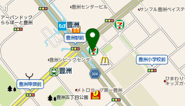 ワタベビルの地図画像