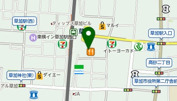アコス草加南館イトーヨーカドー草加店の地図画像