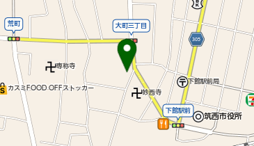 ジブラルタ生命保険(株)下館ビルの地図画像