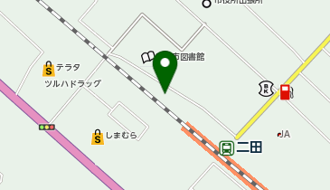 二田駅前飲食ビルの地図画像