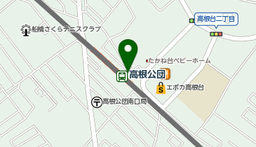 サンプロムナード高根公団駅ビルの地図画像