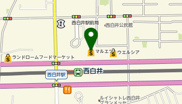 西白井駅前センタービルの地図画像