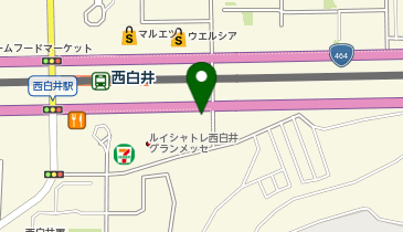 西白井ビルの地図画像