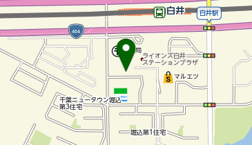 白井MIビルの地図画像