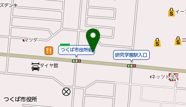 つくばシティア・モアビルの地図画像