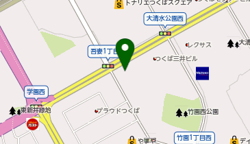 筑波銀行本部ビルの地図画像