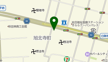 秋田大町ビルの地図画像