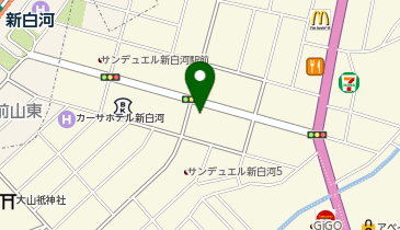 丸昌新白河ビルの地図画像