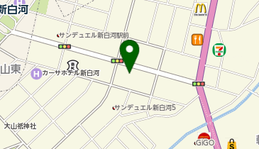 損保ジャパン白河ビルの地図画像