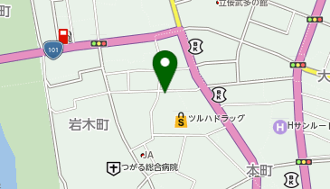 実センターの地図画像