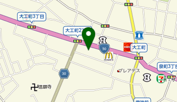 YUZU大工町ビルの地図画像