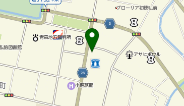 大周弘前倉庫(株)親方町ビルの地図画像