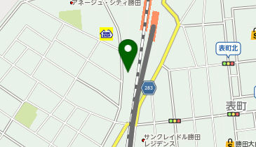 東液勝田駅西口ビルの地図画像