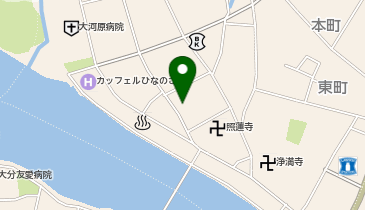 日田未来ビルの地図画像