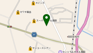 ベイシアフードセンター高萩モール店の地図画像