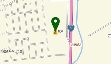 函館蔦屋書店の地図画像