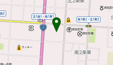 後志労働福祉センターの地図画像