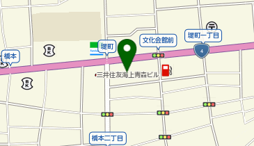 青森あおばビルの地図画像