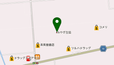 みやぎ生活協同組合亘理ショッピングセンターの地図画像