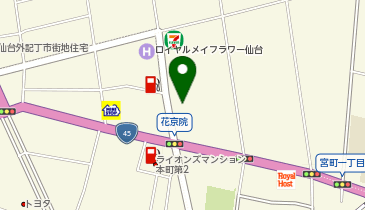 ウエスト花京院ビルの地図画像