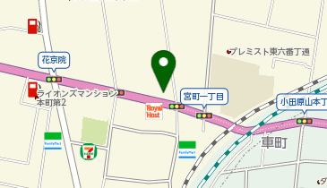 花京院足利ビルの地図画像