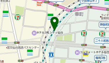 JR東日本北部現業事務所の地図画像