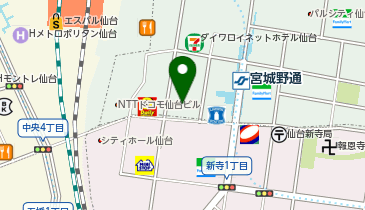 ディーグランツ仙台ビルの地図画像