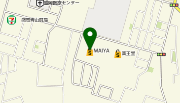 マイヤ青山店の地図画像