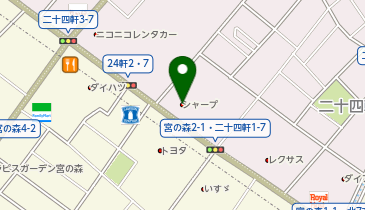 シャープ札幌ビルの地図画像