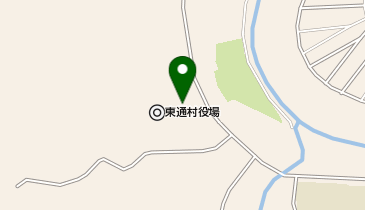 東通村交流センターの地図画像