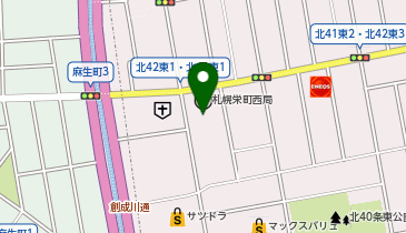 味のさかえやビルの地図画像