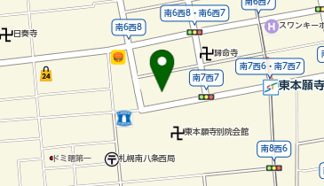 札証ビルの地図画像