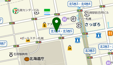 大樹生命札幌共同ビルの地図画像