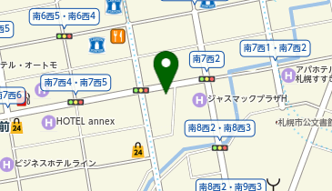 ジャスマック札幌支社の地図画像