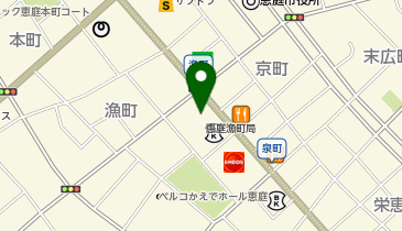 第一生命恵庭ビルの地図画像