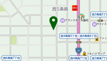 ヤクルト名寄センターの地図画像