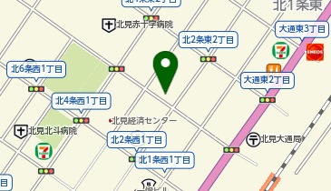 北見3-2ビルの地図画像