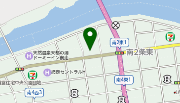 網走バスターミナルビルの地図画像