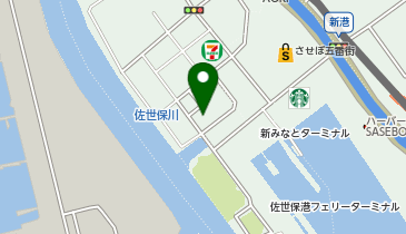 佐世保市漁民総合センターの地図画像