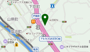 佐世保駅前通りビルの地図画像