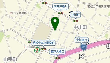 若松中央ビルの地図画像
