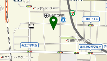 愛媛県生活保健ビルの地図画像
