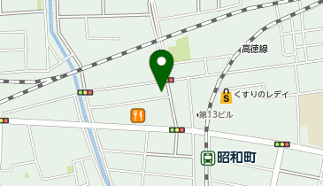 ハッピーエンドビルの地図画像