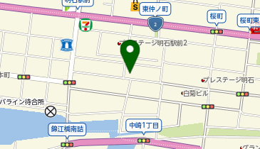 ハモニカビルの地図画像