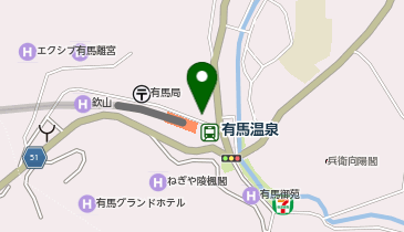 有馬舘駅前ビルの地図画像