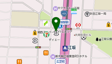 EDGE江坂ビルの地図画像