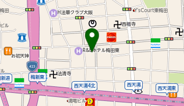 西天満センターの地図画像