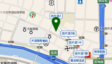 西天満センターの地図画像