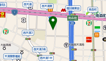 西天満GTCビルの地図画像