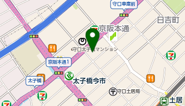 損保ジャパン守口ビルの地図画像